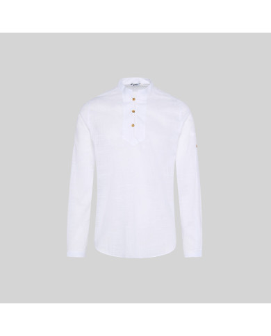 CAMISA HOMBRE DANTE SLIM FIT FALSO LINO GARYS