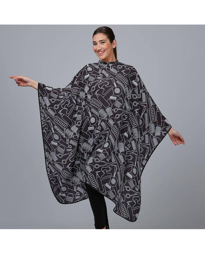 CAPA DE PELUQUERIA ESTAMPADA GARYS