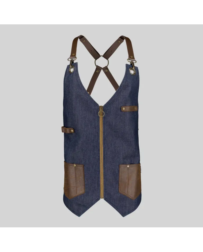 CHALECO UNISEX VAQUERO Y PIEL KURUME GARYS