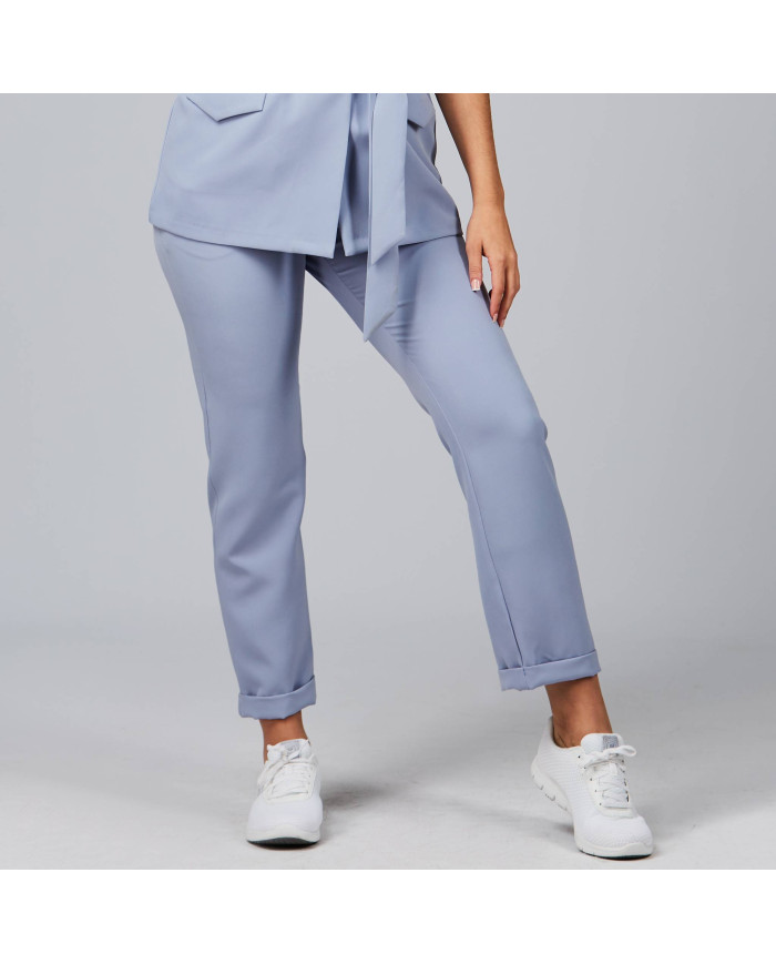 PANTALON MUJER BIELASTICO BAJO VUELTO GARYS