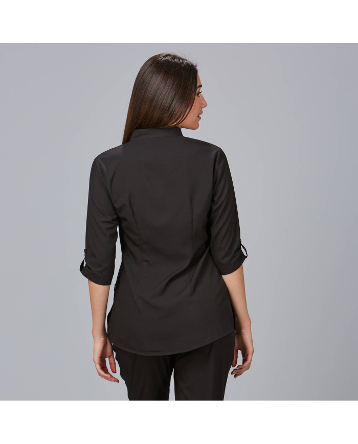 BLUSA MUJER CUELLO MAO VINCA GARYS