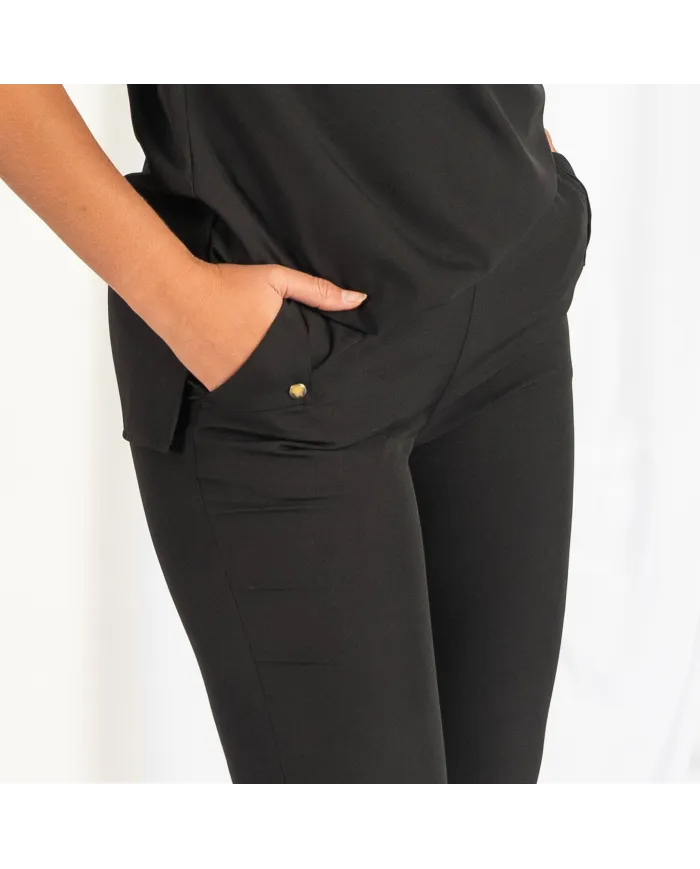 PANTALON MUJER GOMA COSTADOS GARYS