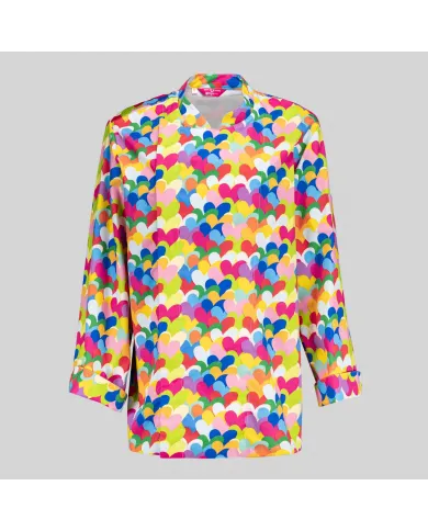 CHAQUETA COCINA UNISEX HEART ALGODON AGATHA GARYS