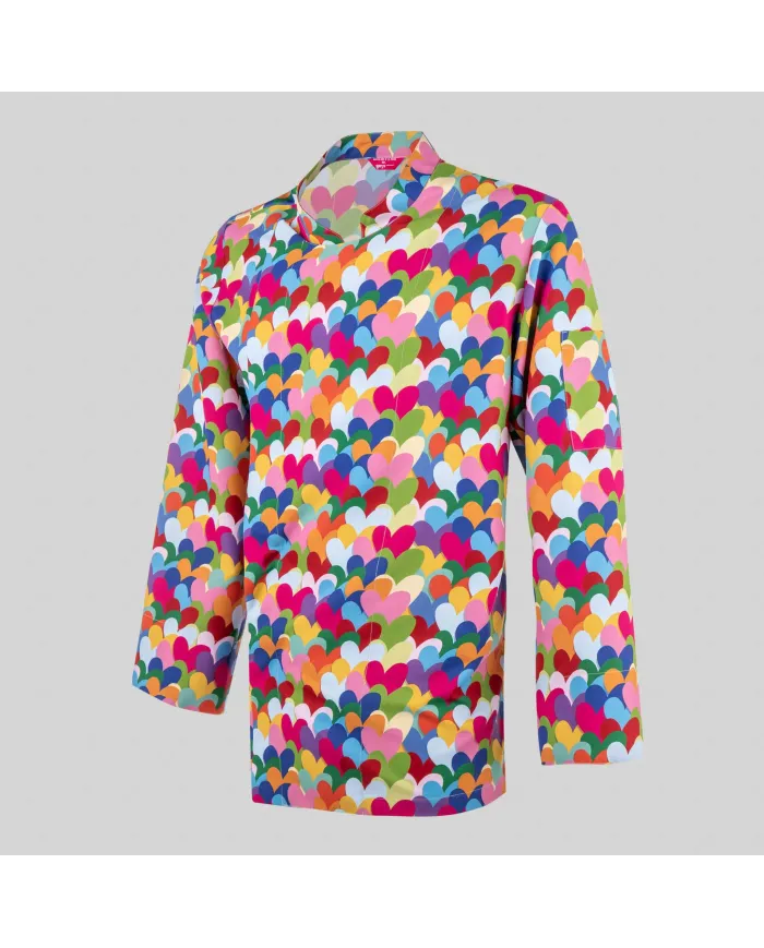 CHAQUETA COCINA UNISEX HEART ALGODON AGATHA GARYS