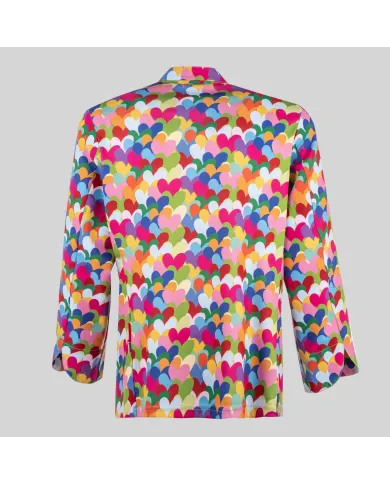 CHAQUETA COCINA UNISEX HEART ALGODON AGATHA GARYS