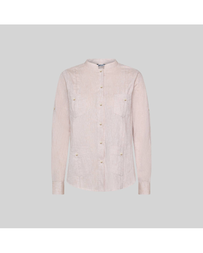 GUAYABERA MUJER CUELLO MAO ISABELA GARYS