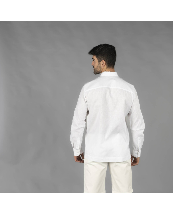 GUAYABERA HOMBRE CUELLO CAMISERO SALOMON GARYS