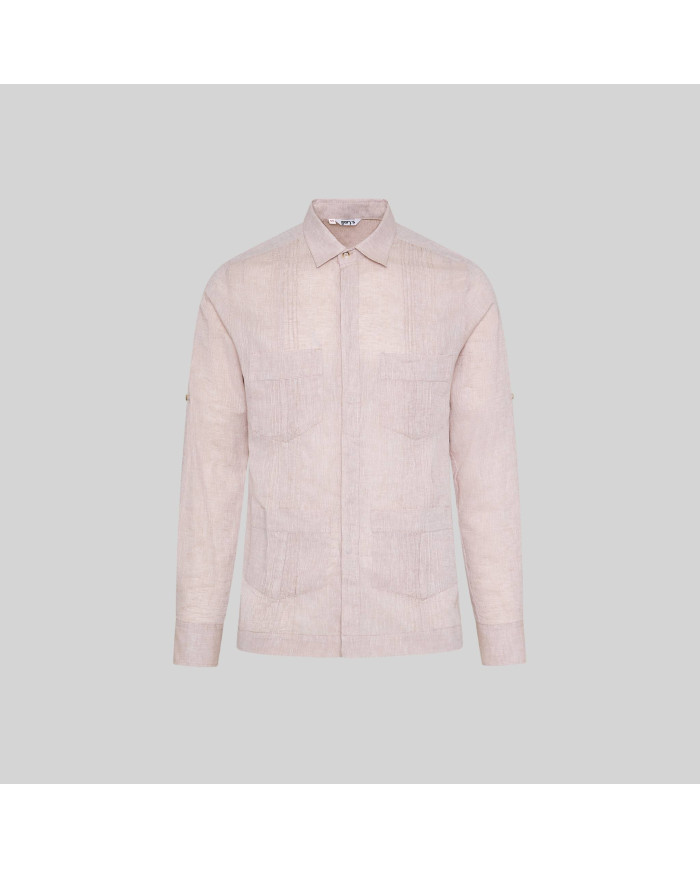 GUAYABERA HOMBRE CUELLO CAMISERO SALOMON GARYS