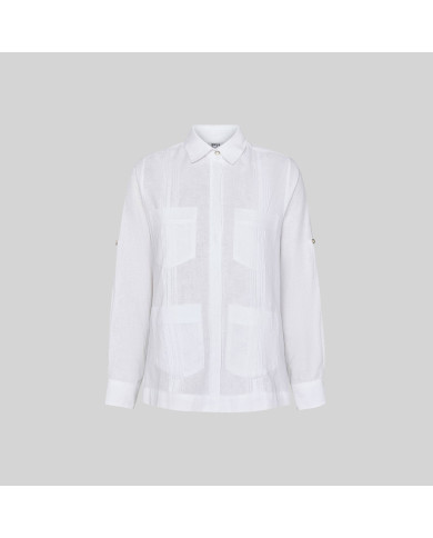 GUAYABERA MUJER CUELLO CAMISERO SUMATRA GARYS