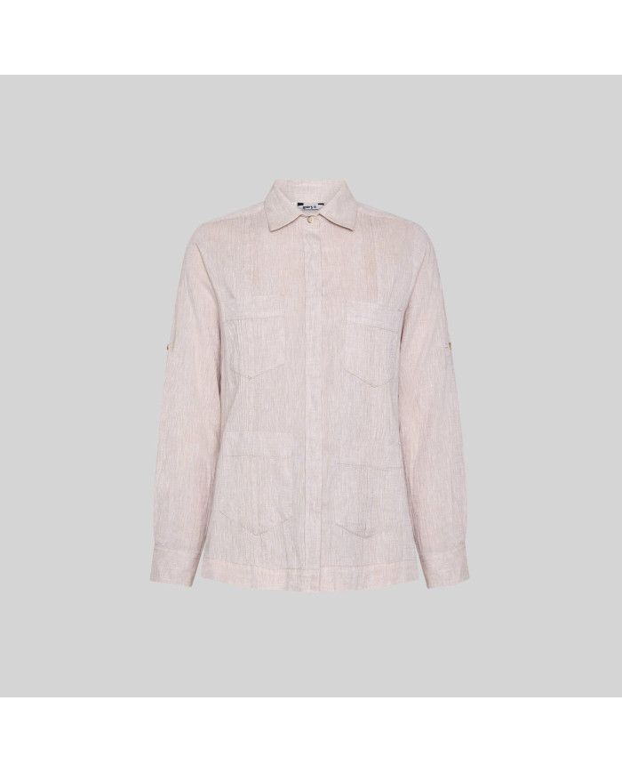 GUAYABERA MUJER CUELLO CAMISERO SUMATRA GARYS