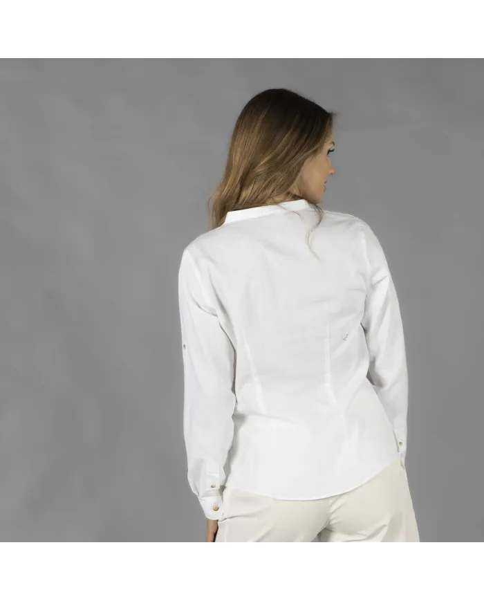 CAMISA MUJER CHAMBRAY CUELLO MAO LANAY GARYS