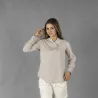 CAMISA MUJER CHAMBRAY CUELLO MAO LANAY GARYS