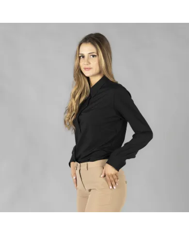CAMISA MUJER INTERLOCK CUELLO CAMISERO CERDEÃA GARYS