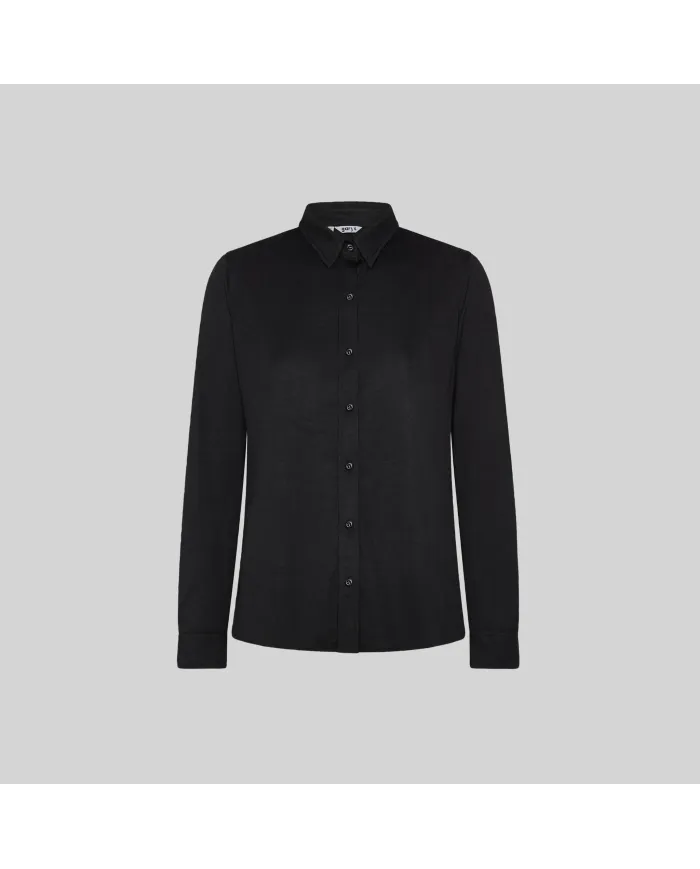 CAMISA MUJER INTERLOCK CUELLO CAMISERO CERDEÃA GARYS