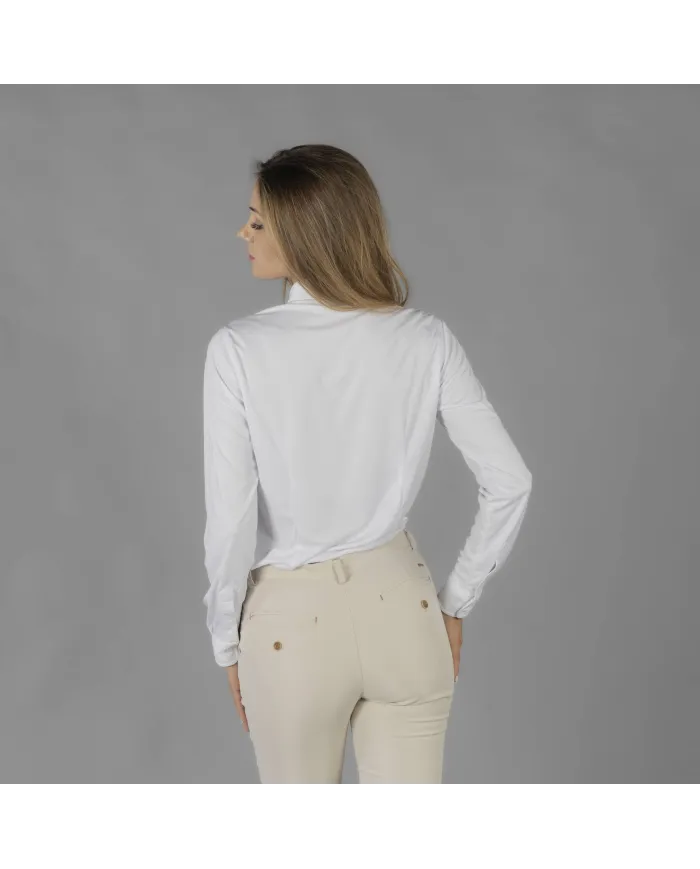 CAMISA MUJER INTERLOCK CUELLO CAMISERO CERDEÃA GARYS