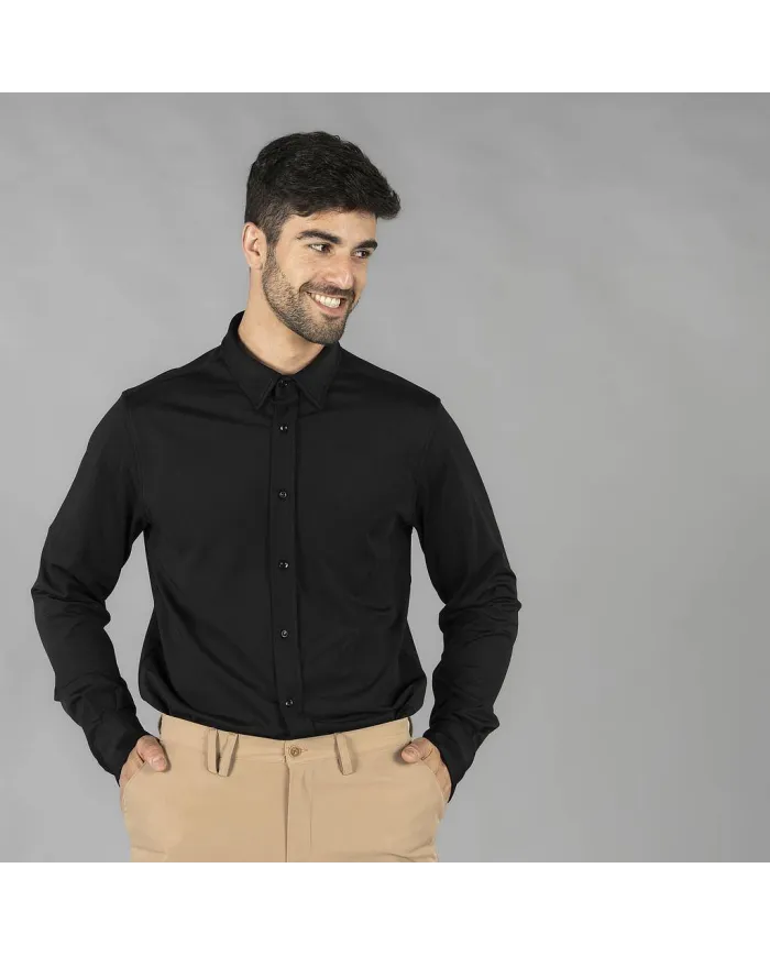 CAMISA HOMBRE INTERLOCK CUELLO CAMISERO LUZON GARYS