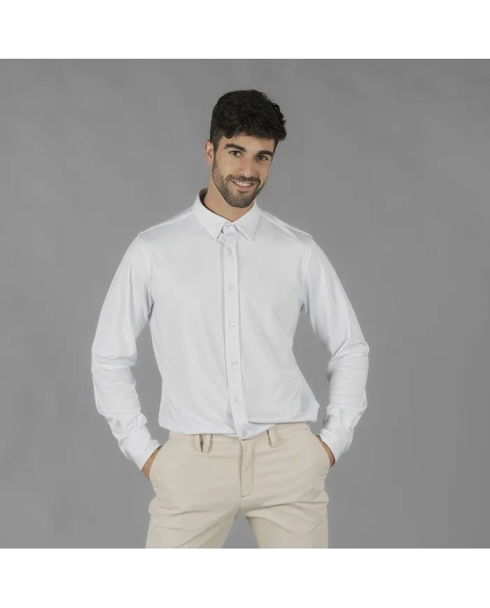 CAMISA HOMBRE INTERLOCK CUELLO CAMISERO LUZON GARYS