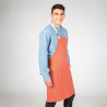 DELANTAL CON PETO HEBILLA ENLAZADA 80X68 CM GARYS