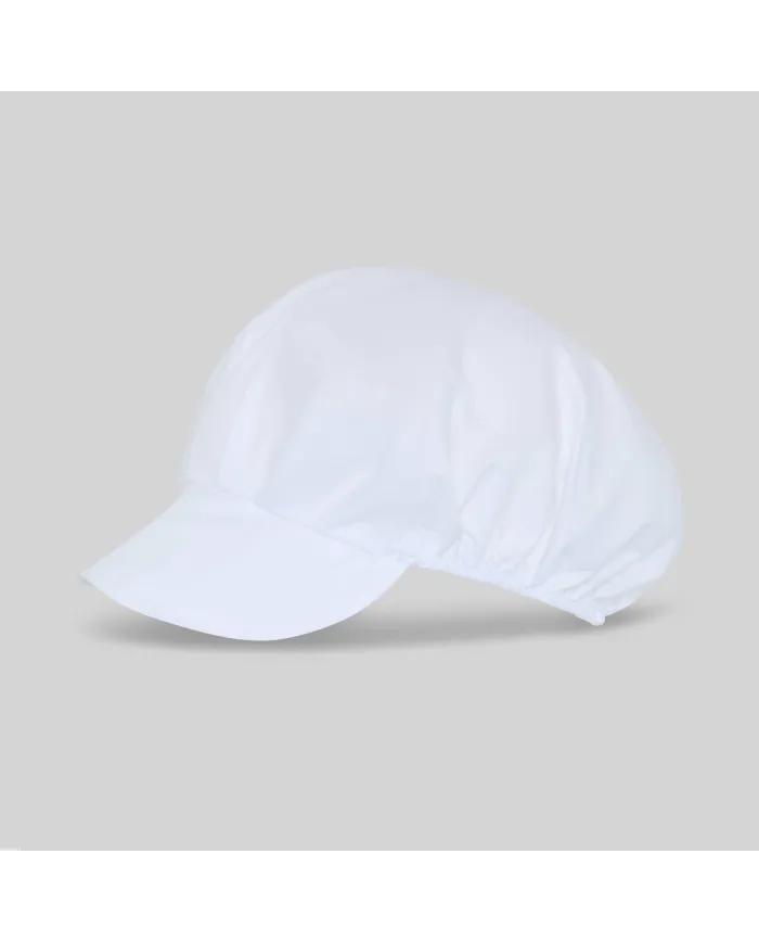 GORRA UNISEX POPELIN BLANCA (PAQ. 10 UNID) GARYS