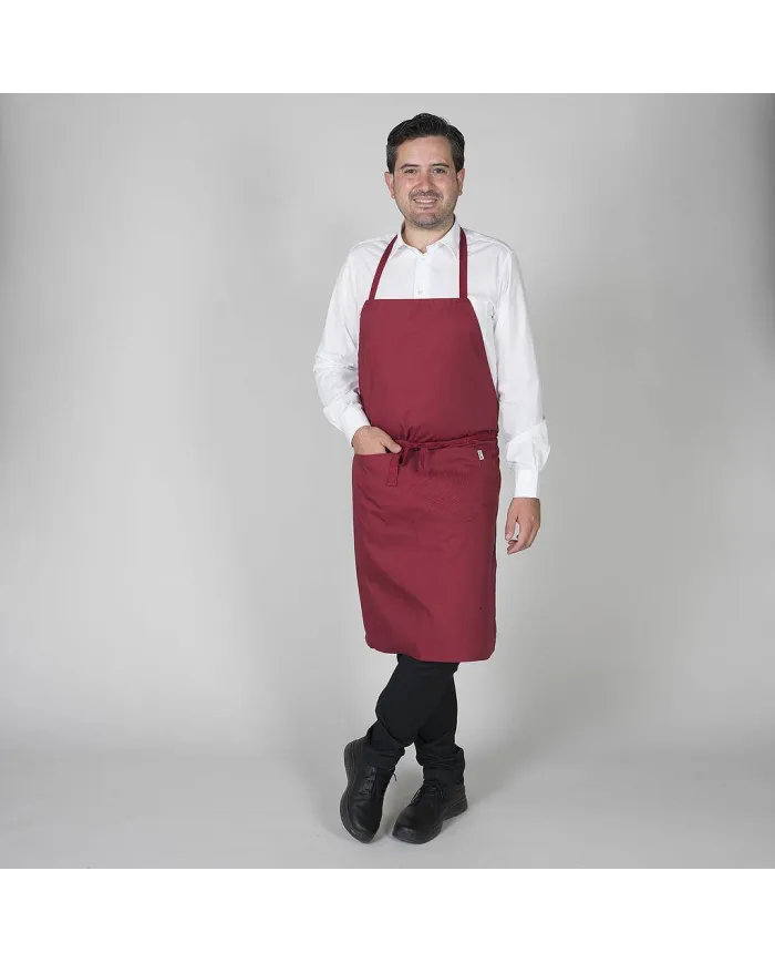 DELANTAL PETO Y BOLSILLO CINTAS 90X75 CM GARYS