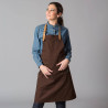 DELANTAL CON PETO CINTA DE CUERO 72X80 CM GARYS