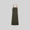 DELANTAL CON PETO CINTA DE CUERO 72X80 CM GARYS