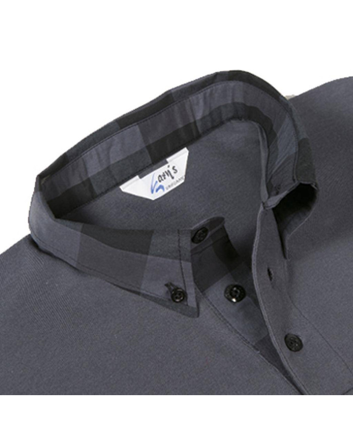 POLO GRIS HOMBRE M/C C/CAMISERO GARYS