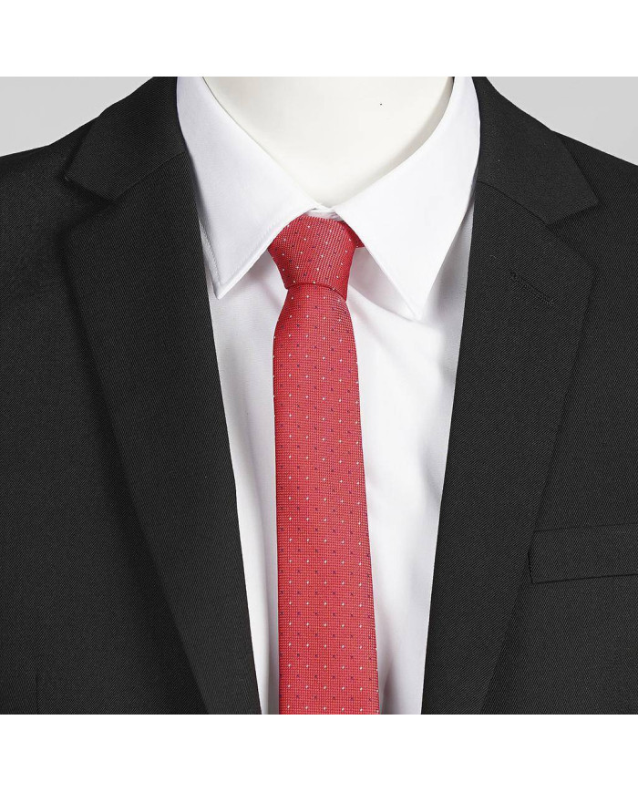 CORBATA SIN NUDO DE PALA ESTRECHA PUNTOS GARYS