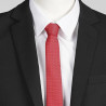 CORBATA SIN NUDO DE PALA ESTRECHA PUNTOS GARYS