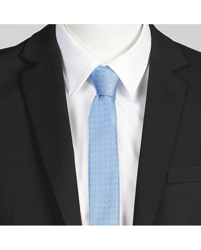 CORBATA SIN NUDO DE PALA ESTRECHA PUNTOS GARYS