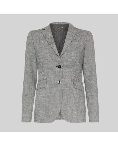 AMERICANA MUJER 2 BOTONES CHEVIOT GARYS