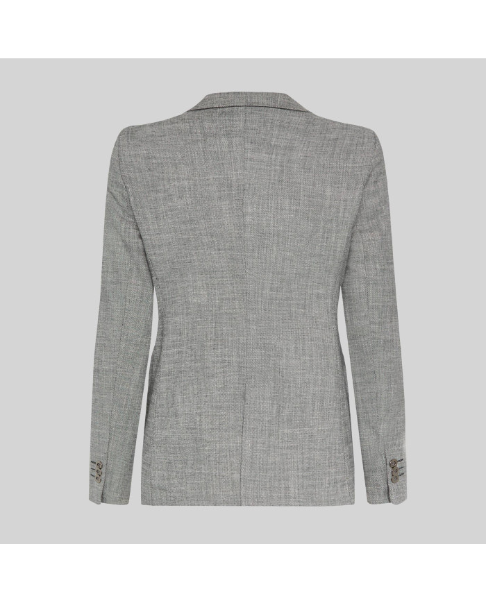 AMERICANA MUJER 2 BOTONES CHEVIOT GARYS