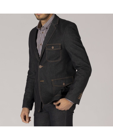 AMERICANA HOMBRE 2 BOTONES SLIM FIT TRENDER GARYS