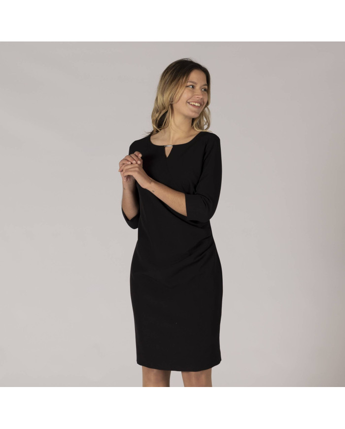 VESTIDO DRAPEADO TRIVIAL GARYS