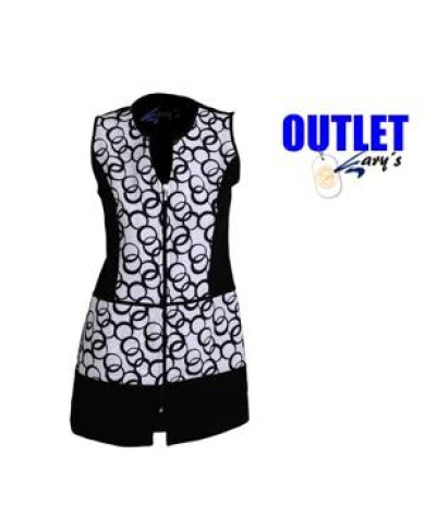 VESTIDO CREMALLERA S/M CIRCULOS GARYS