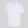 CONJUNTO UNISEX BLUSA CUELLO PICO /PANTALON GOMA ENTERA "RED LINE" GARYS