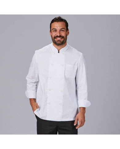 CHAQUETA COCINA UNISEX M/L SARGA BLANCA GARYS