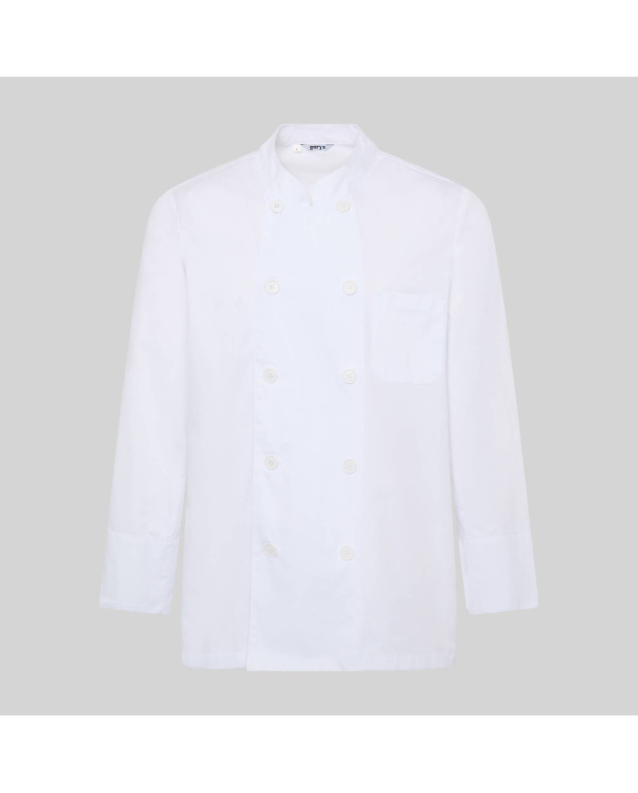 CHAQUETA COCINA UNISEX M/L SARGA BLANCA GARYS