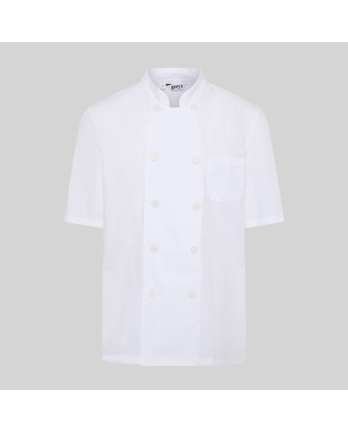 CHAQUETA COCINA UNISEX SARGA BLANCA M/C GARYS