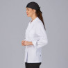 CHAQUETA COCINA UNISEX BOTON FORRADO M/L BLANCA GARYS