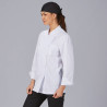 CHAQUETA COCINA UNISEX BOTON FORRADO M/L BLANCA GARYS