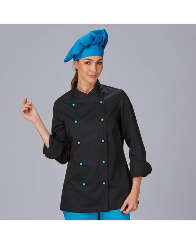 CHAQUETA COCINA MUJER NIZA SIN BOTONES (PEDIR APARTE REF 3111) GARYS