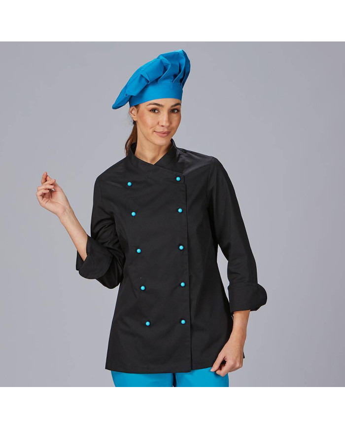CHAQUETA COCINA MUJER NIZA SIN BOTONES (PEDIR APARTE REF 3111) GARYS