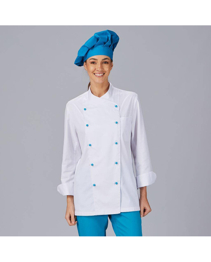 CHAQUETA COCINA MUJER NIZA SIN BOTONES (PEDIR APARTE REF 3111) GARYS