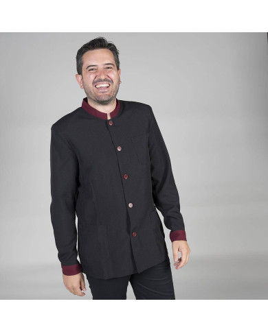 CHAQUETA HOMBRE MAO COMBINADA GARYS