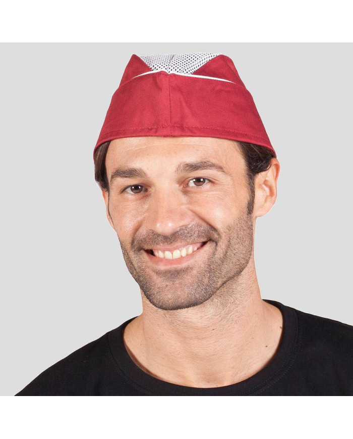GORRO NEGRO O BURDEOS RIBETEADO (PAQ. 6 UNDS) GARYS