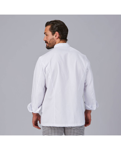 CHAQUETA COCINA UNISEX NAPOLES ANTIMANCHAS (TEFLON) M/L GARYS