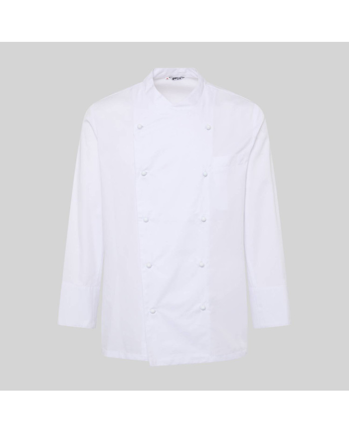 CHAQUETA COCINA UNISEX NAPOLES ANTIMANCHAS (TEFLON) M/L GARYS