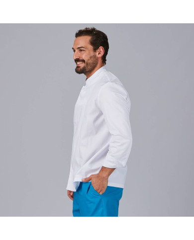 CHAQUETA COCINA UNISEX M/L VELCRO GARYS