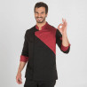 CHAQUETA COCINA UNISEX NEGRO M/L COMBI GARYS | Chaqueta de